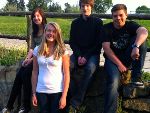 Die Niederläuerer Jugend: v.l.n.r. Carina Back, Erika Stoppel, Janina Kürschner, Julian Beck und Lucas Streit